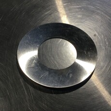 DIXON 5" dia. S/S WALL FLANGE W/ 2-1/2 TUBE HOLE