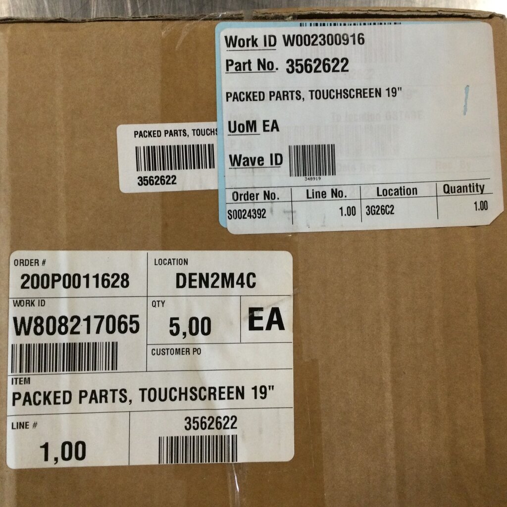 BOUMATIC 120 STALL ROTARY XCALIBUR 360EX 19" TOUCHSCREEN PACKED PARTS