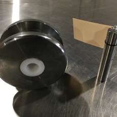 CROWD GATE WHEEL 6" W/ 1" AXLE No sprockets