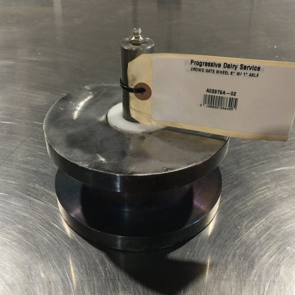 CROWD GATE WHEEL 6" W/ 1" AXLE