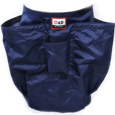 4D AG FASHION APRON HALF W/ TOWEL POCKET & DIP HOLDER