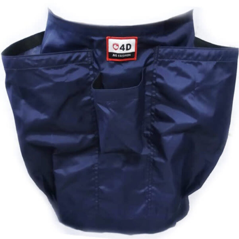 4D AG FASHION APRON HALF W/ TOWEL POCKET & DIP HOLDER