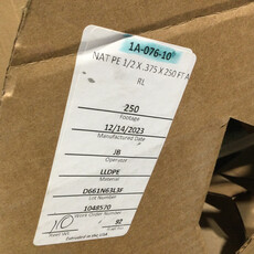 1/2 NATURAL POLYETHYLENE HARD TUBING (PER FT)