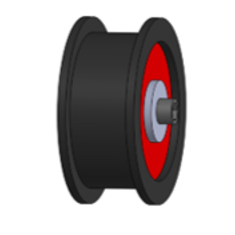 VES 72" FRP BELT TENSIONER IDLER W/ 3/8 BUSHING & HARDWARE