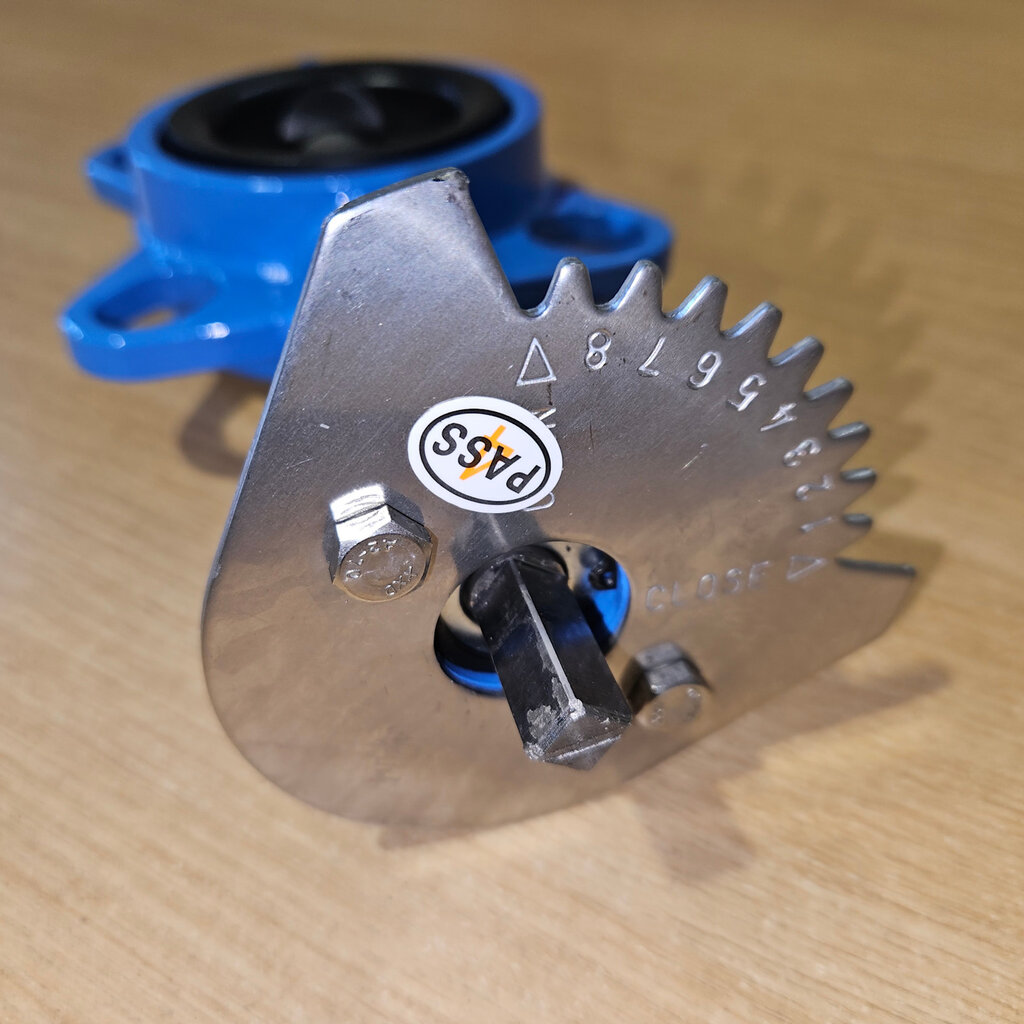 2" BUTTERFLY WAFER VALUE VALVE DN150, 230psi, 316 S/S