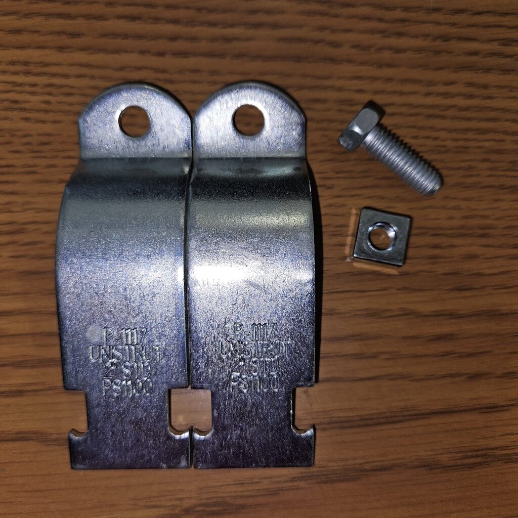 2" SCH40 GALVANIZED RIGID STRUT CLAMP