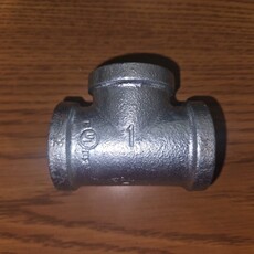 1" THREADED GALVANIZED TEE