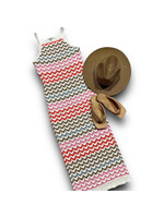 JDB Z Supply Camille Stripe Crochet Dress