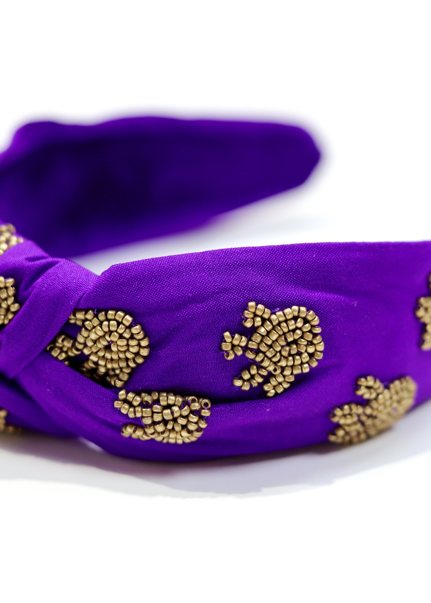 JDB Beaded Paw Print Headband