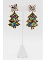 JDB Sparkle Christmas Tree Earrings