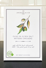 Jocelyn & Co. Olive Oil & Sea Salt Artisan Crackers