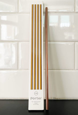Porter Copper Metal Straws (Set of 4)