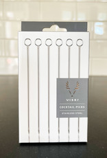 Stainless Steel Cocktail Picks (Set of 6)
