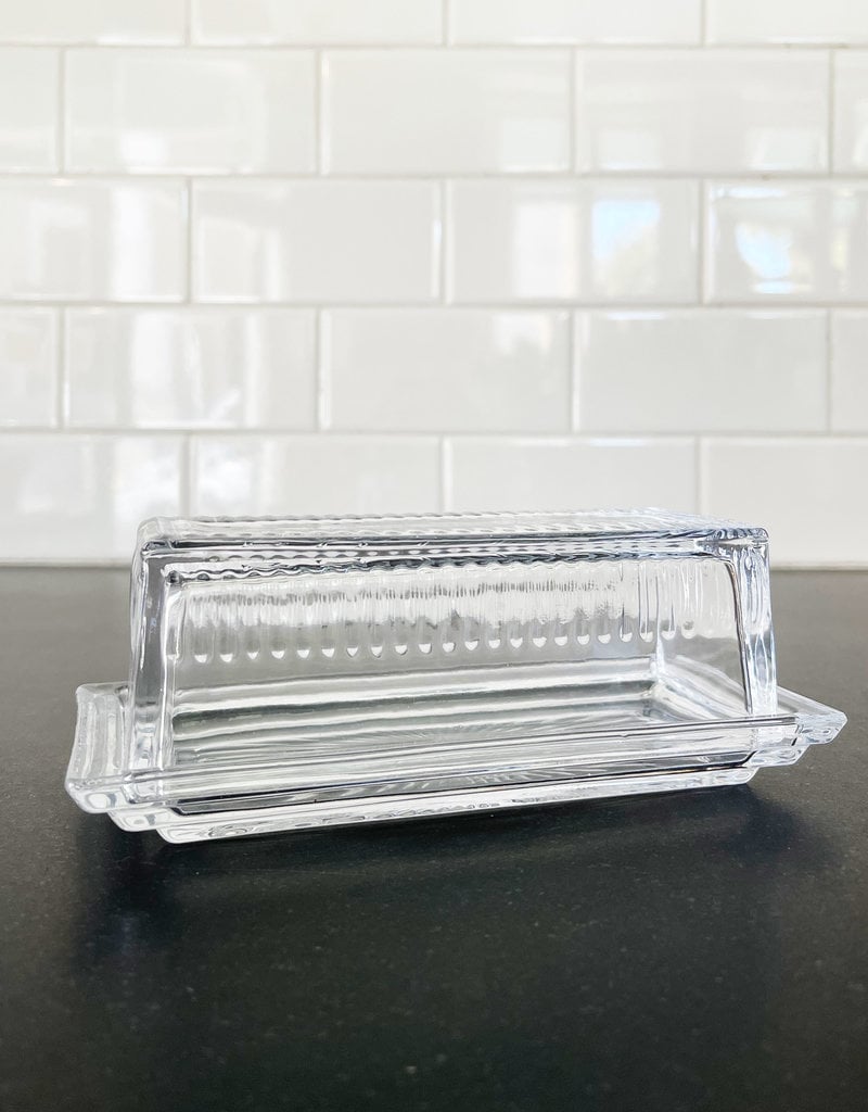 Earth & Nest Glass Butter Dish