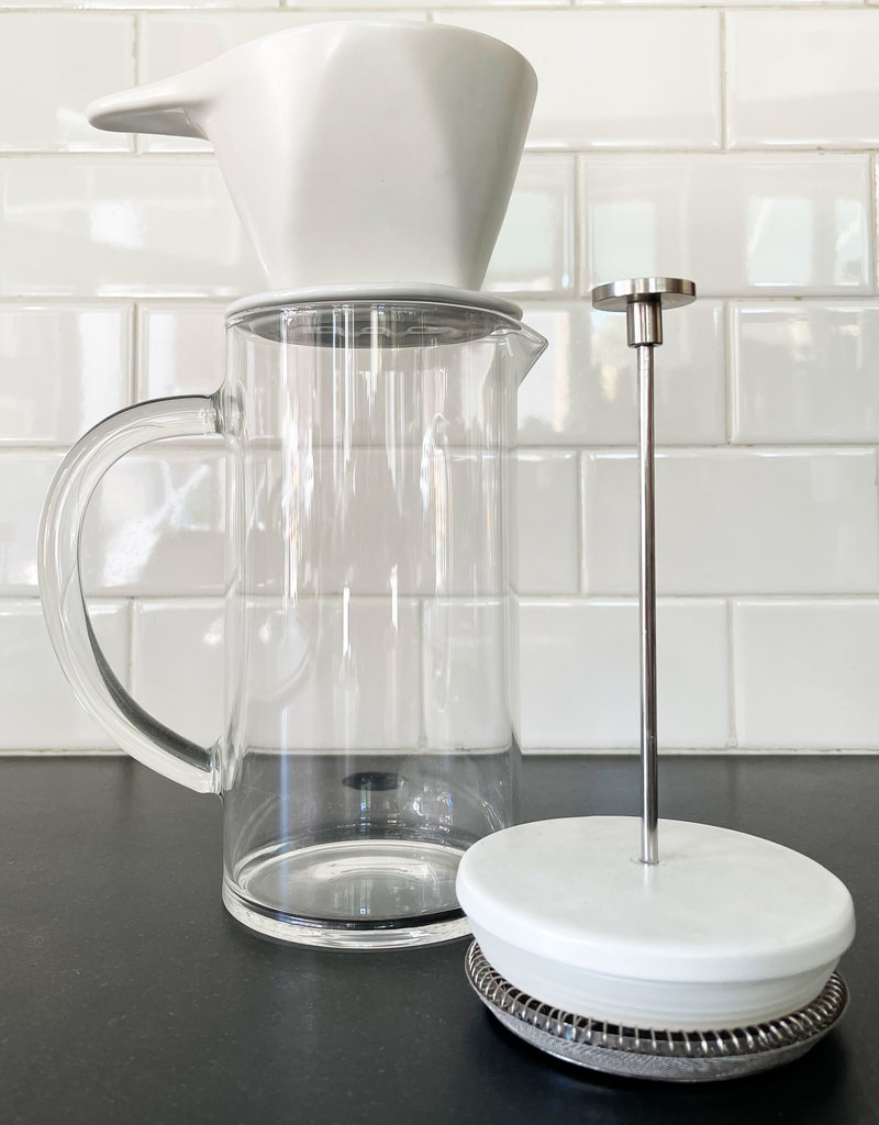 Pour Over Press Coffee Brewer