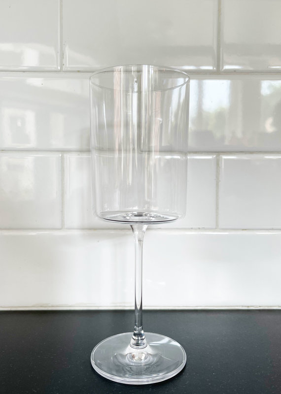 Claire White Wine Glass