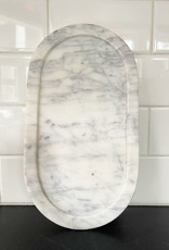 Essential Marble Oval Serving Tray