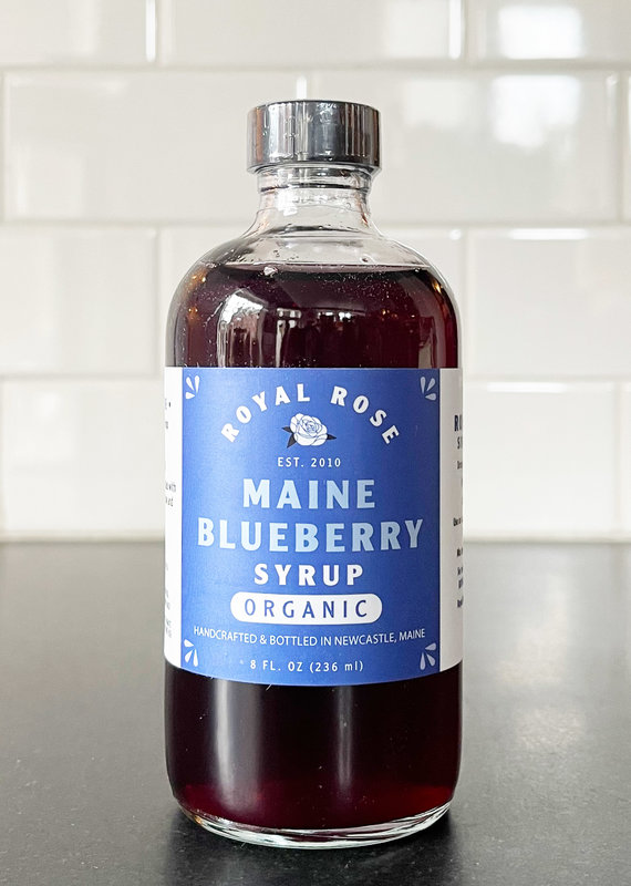 Royal Rose Wild Maine Blueberry Simple Syrup