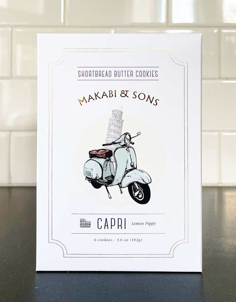 Makabi & Sons Capri Lemon Poppy Cookies