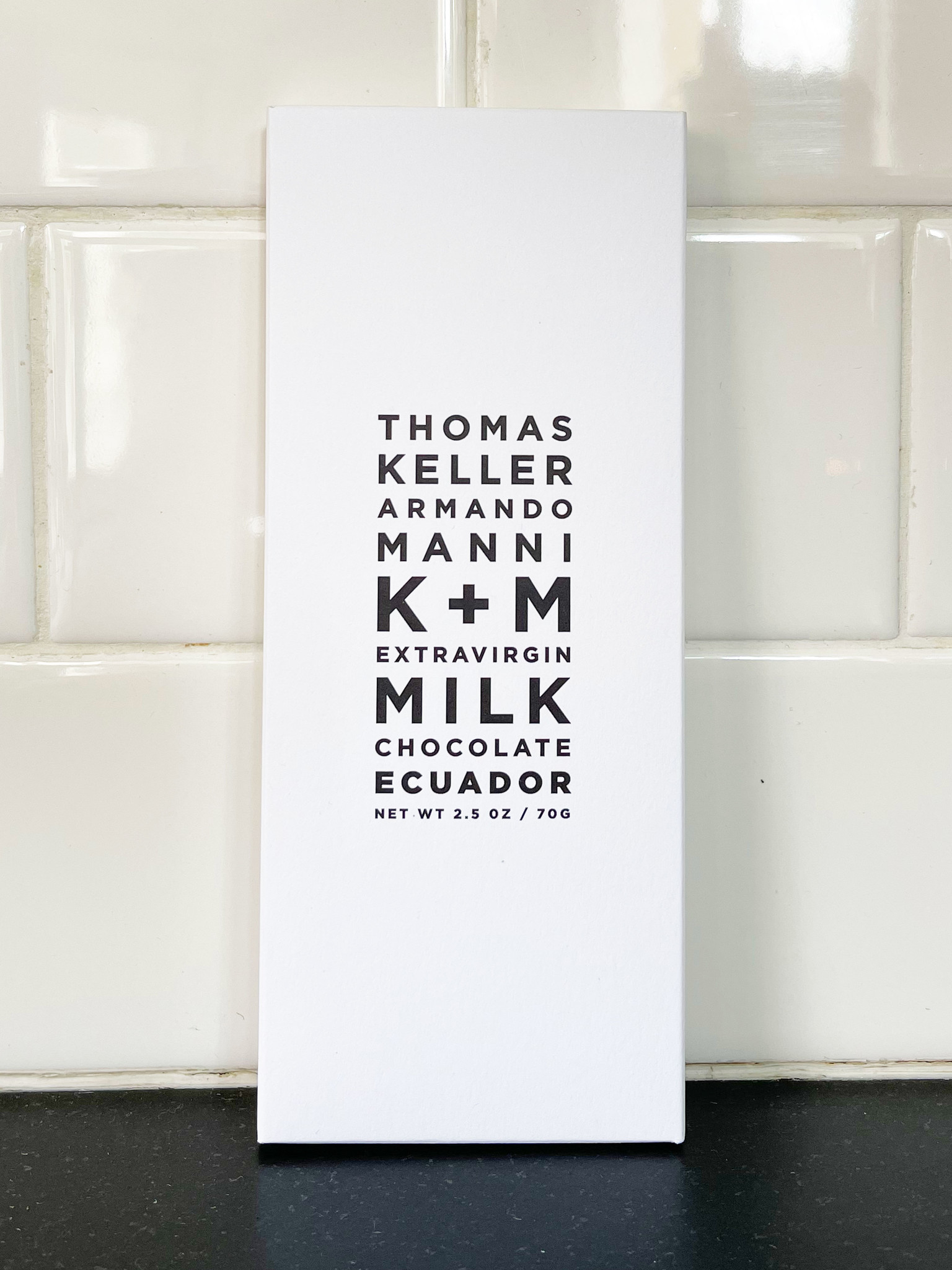 K+M Extravirgin Milk Nicaragua Bar - CORK