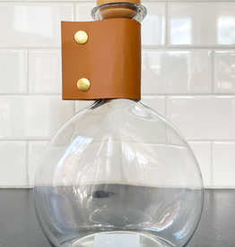 Wine Carafe With Natural Cuff