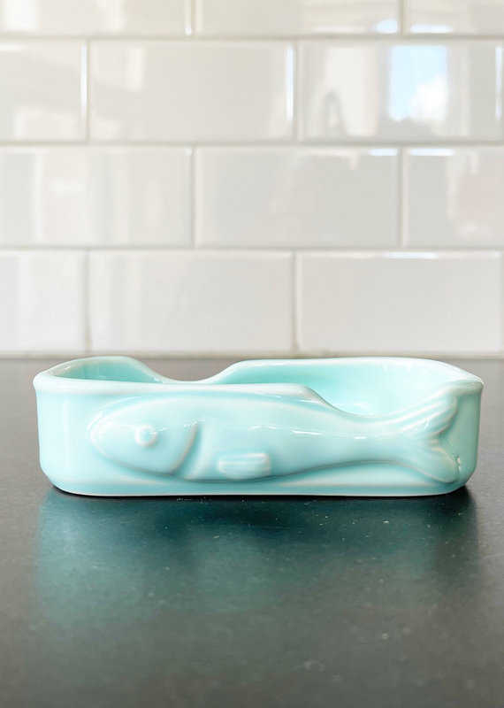 Ceramic Conservas Dish - Teal