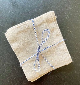 Natural Linen Coasters