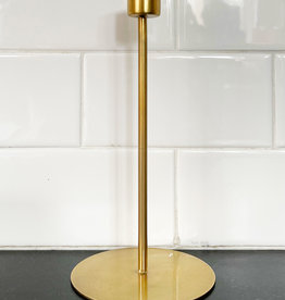 Anit Antique Brass Candle Stand - 20cm