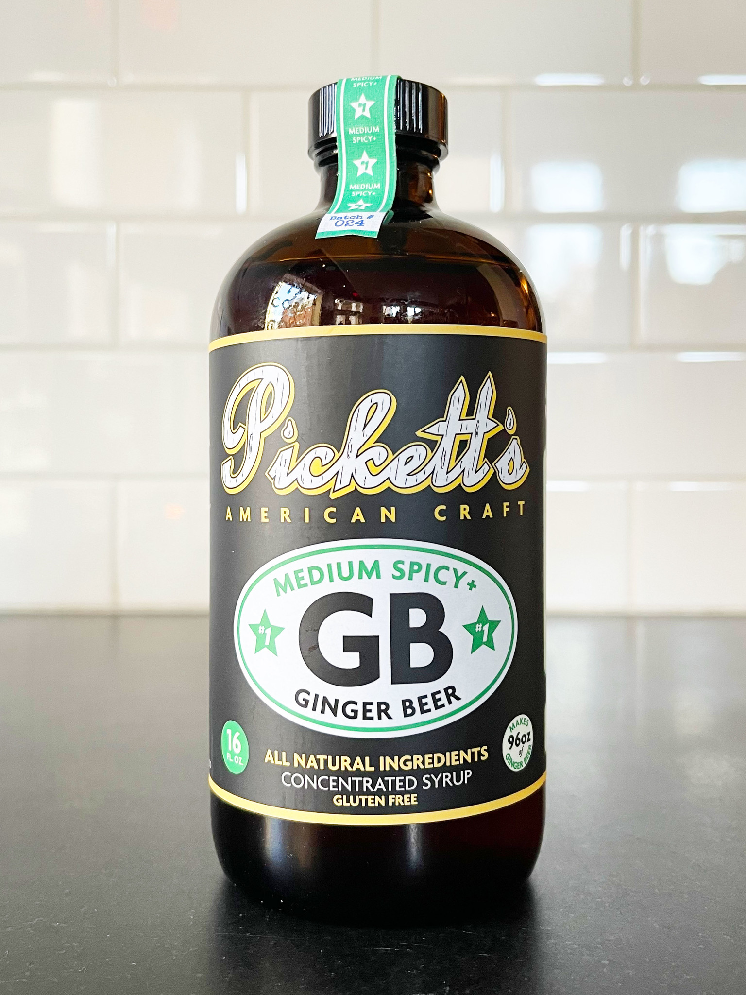 Pickett's Ginger Beer Syrup CORK