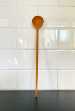 Teak Long Tasting Spoon - Circle