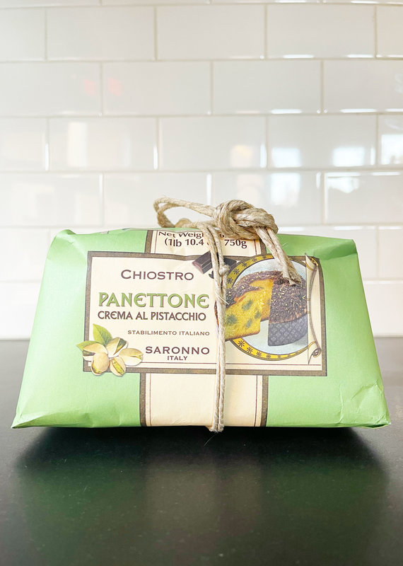 Chiostro di Saronno Hand-Wrapped Pistachio Panettone