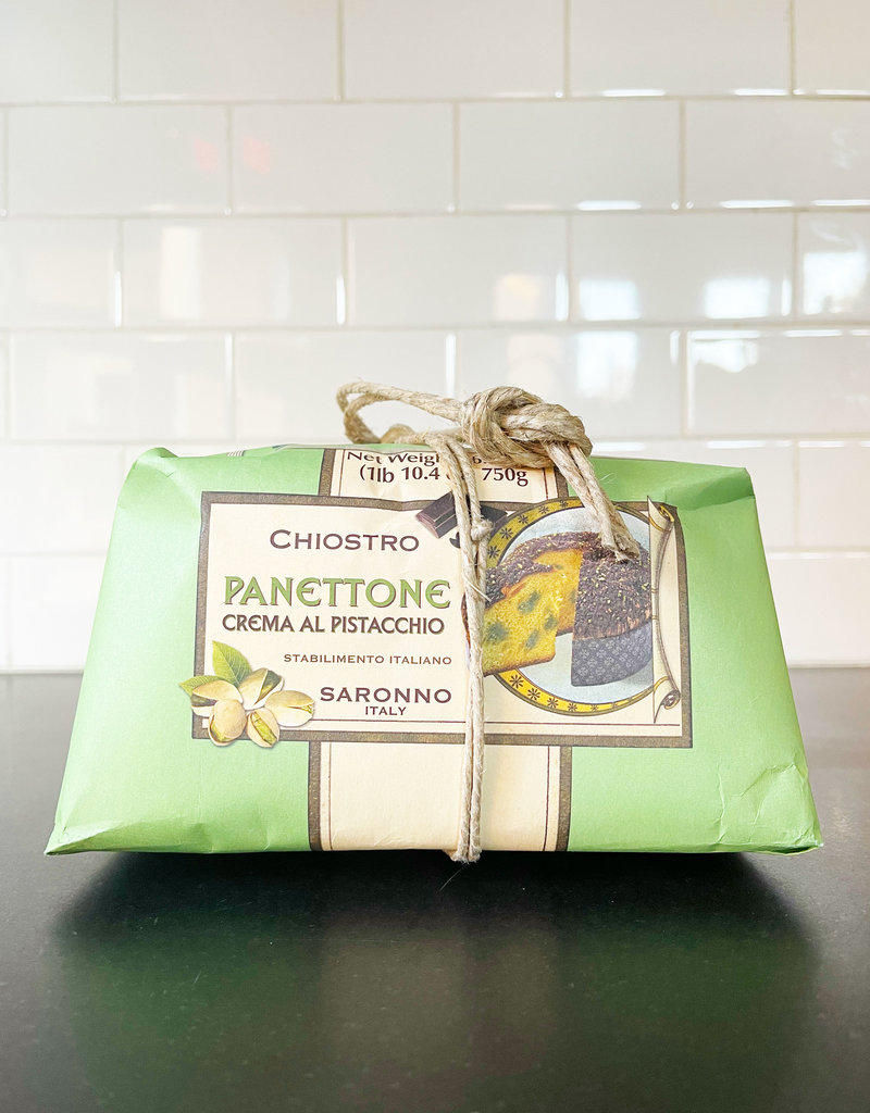 Chiostro di Saronno Hand-Wrapped Pistachio Panettone