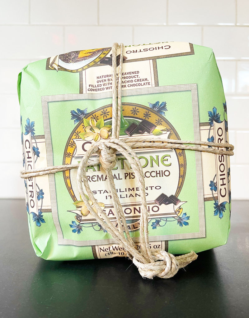 Chiostro di Saronno Hand-Wrapped Pistachio Panettone