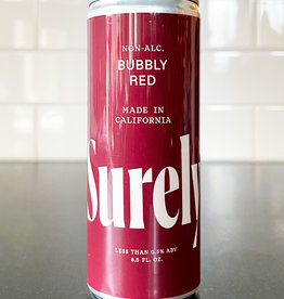 Surely Bubbly Red Can