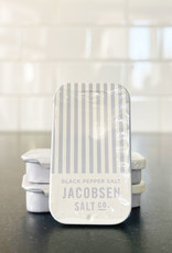 Jacobsen Salt Co. Black Pepper Salt Slide Tin