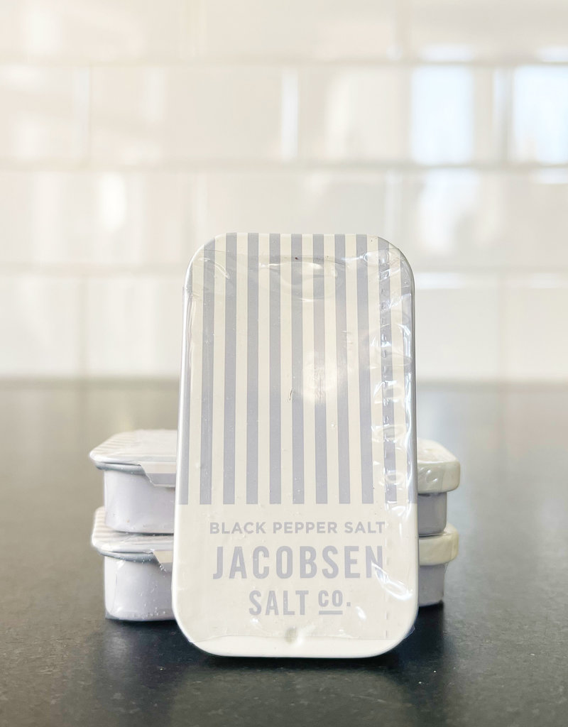 Jacobsen Salt Co. Black Pepper Salt Slide Tin