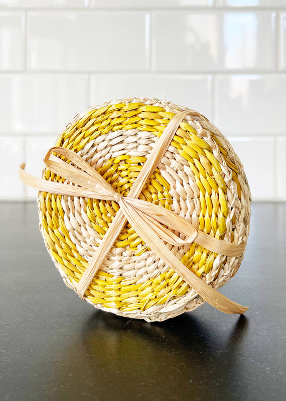 Yellow Seagrass Coasters