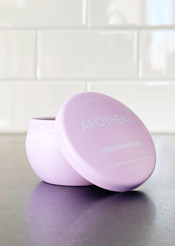 Apotheke Hinoki Lavender Mini Tin Candle