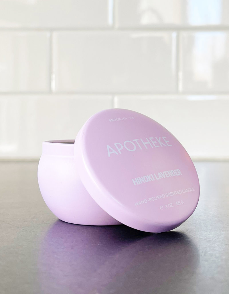 Apotheke Hinoki Lavender Mini Tin Candle