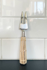 Stainless Steel + Rattan Cheese Knife