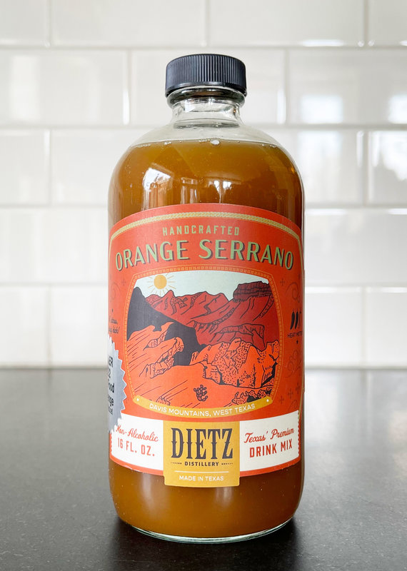 Dietz Distillery Orange Serrano Cocktail Mix