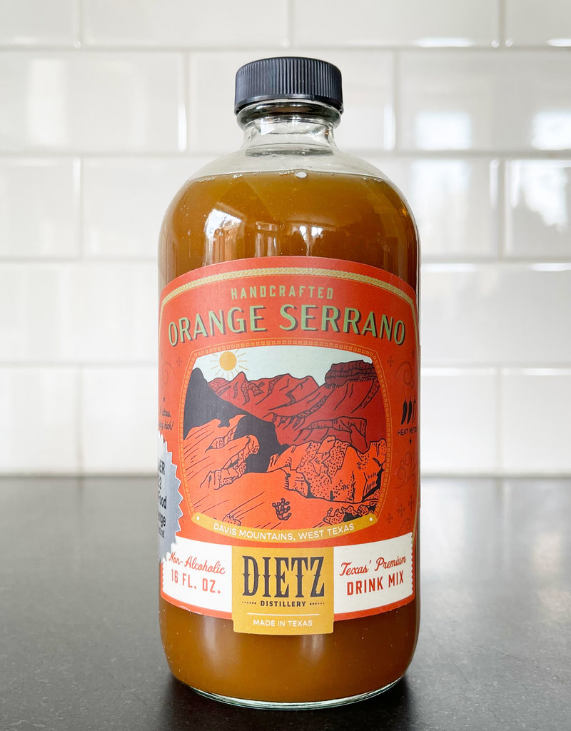Dietz Distillery Orange Serrano Cocktail Mix