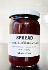 Nicolas Vahé Rhubarb, Raspberry + Vanilla Spread