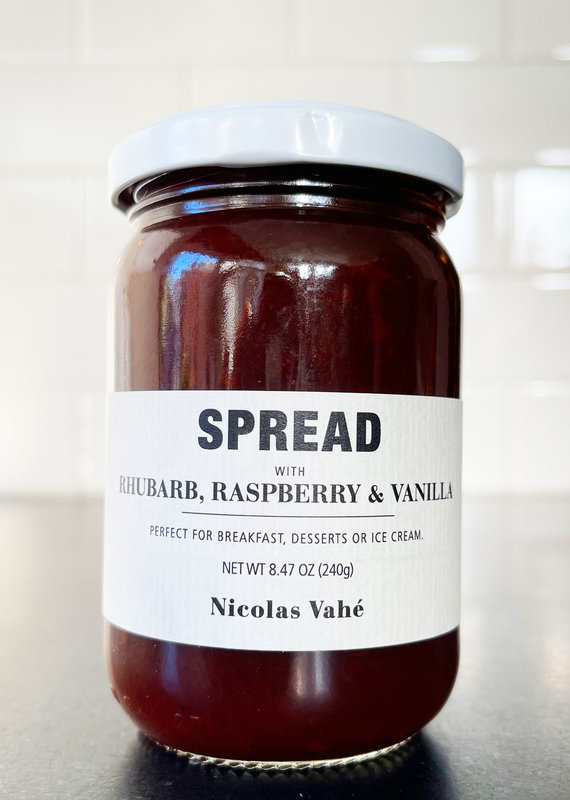 Nicolas Vahé Rhubarb, Raspberry + Vanilla Spread