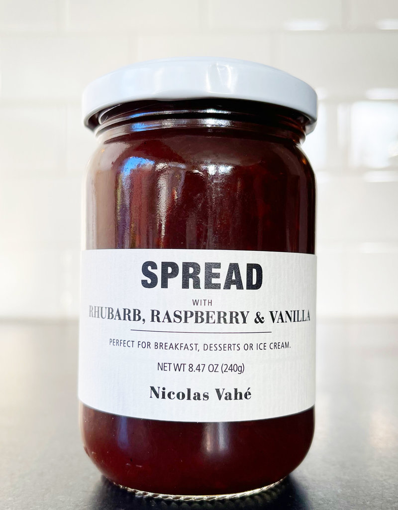 Nicolas Vahé Rhubarb, Raspberry + Vanilla Spread