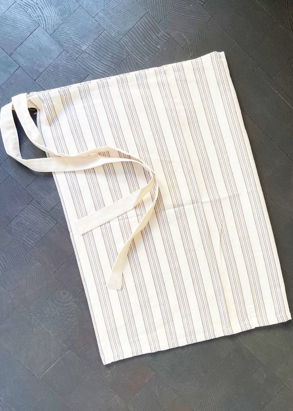 Cotton Striped Half Apron