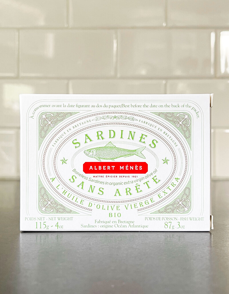 Albert Ménès Traditionally Prepared Organic Sardines