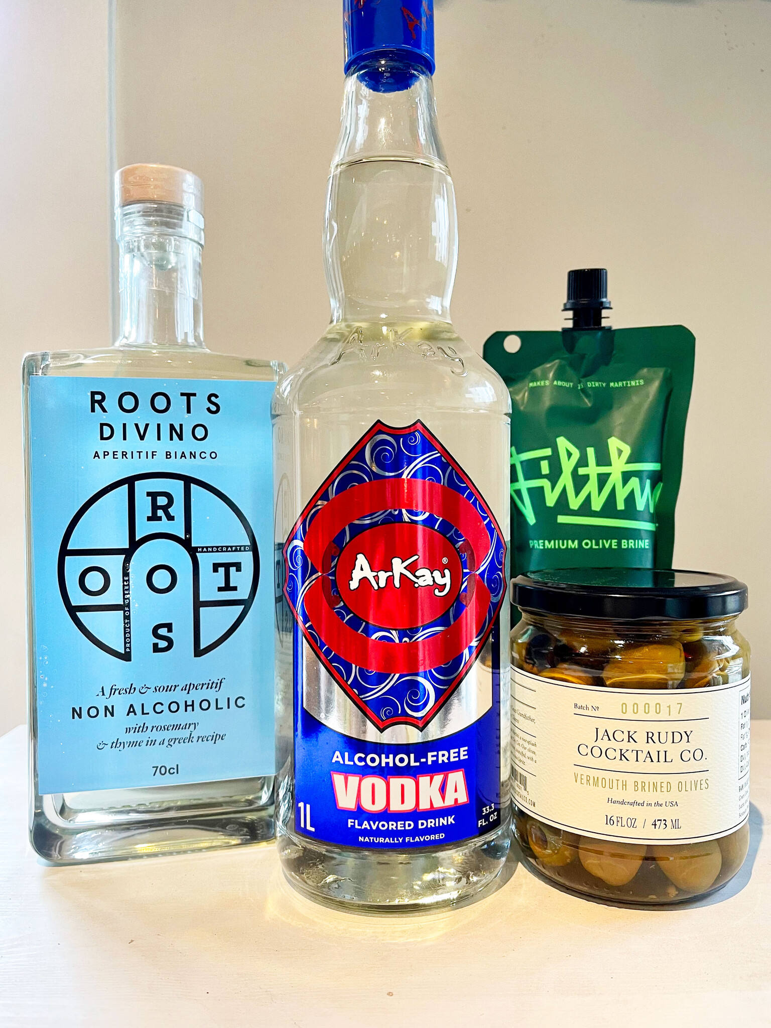 Dirty Martini Mocktail Kit CORK