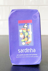 Sardinha Sardines in Spicy Olive Oil with Pickles