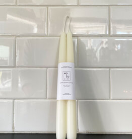 Mo&Co Beeswax 10" Candles - Ivory